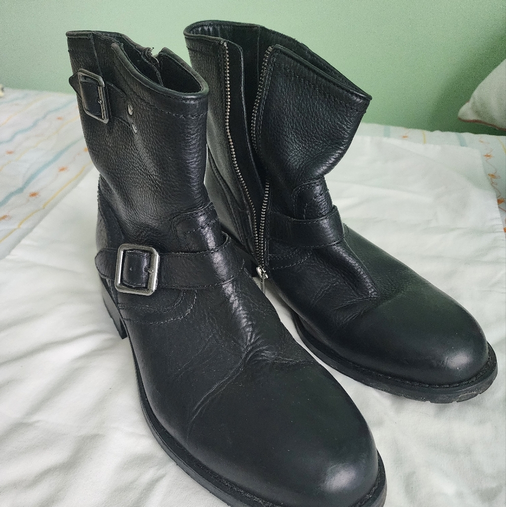 Mens Cole Haan Leather Boots